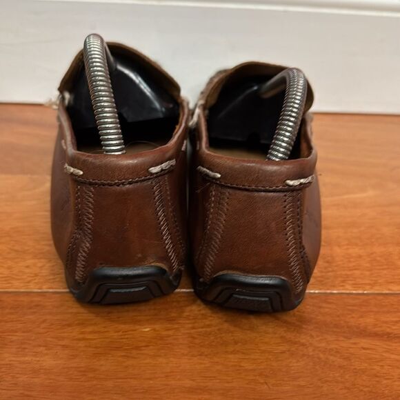 FRYE Lewis Venetian Slip On Loafer Men’s Brown Tan Leather Size 9.5 - Picture 3 of 9